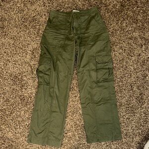 Abercrombie & Fitch Olive Green Cargo Pants